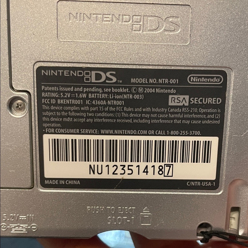 Nintendo DS SPECIAL edition Red handheld gaming - Mario Cart DS EWC - no charger - Picture 11 of 16